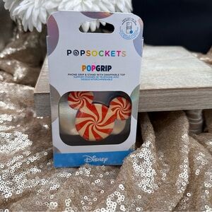 Disney Popsockets PopGrip peppermint swirl